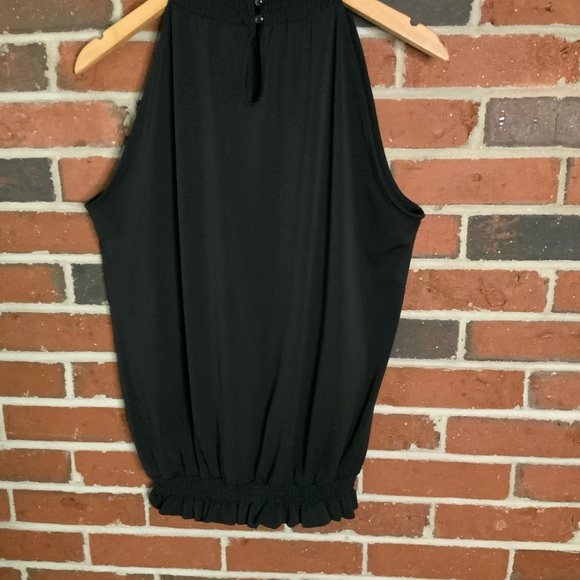 Black Adrianna Papell  sleeveless top - Picture 4 of 5